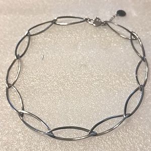 Albert Konder sterling silver choker.